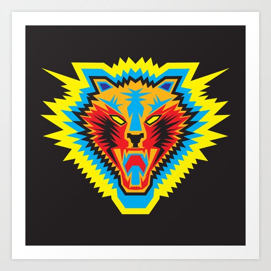 Roar Art Print