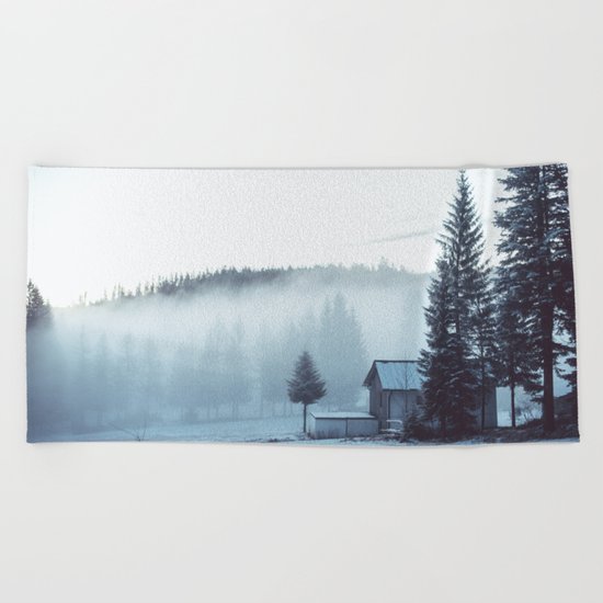 Foggy Memories Beach Towel