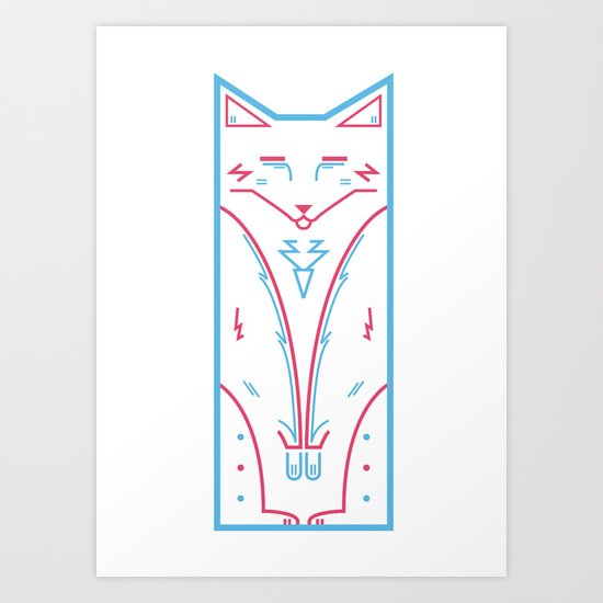 Fox Art Print
