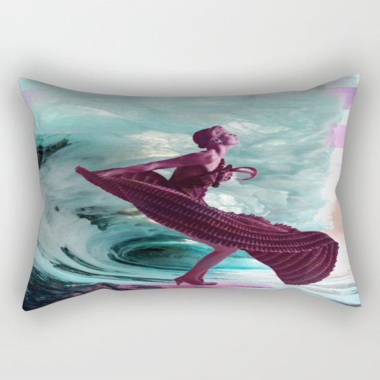 If you're not making waves, you're not underway Rectangular Pillow