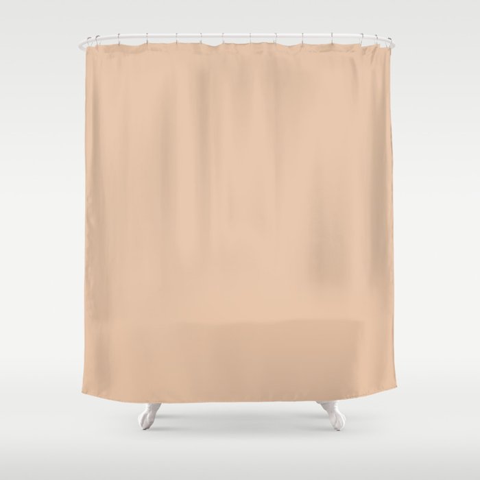 Peach Beach Shower Curtain