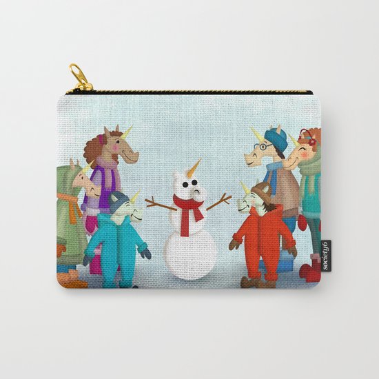 Cozy Kid Unicorns Carry-All Pouch