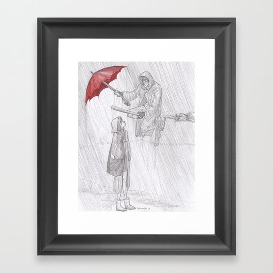 Rainy Monday Framed Art Print