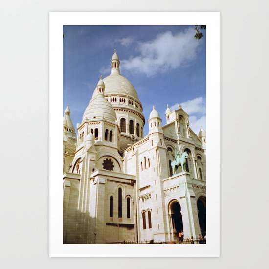 Sacre Coeur, Paris Art Print