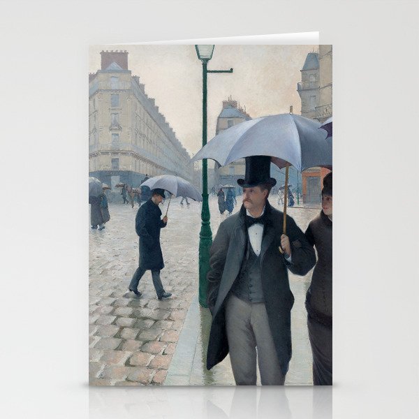 Paris Street Rainy Day (1877) Stationery Cards