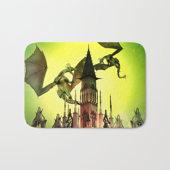 Flying dragon Bath Mat