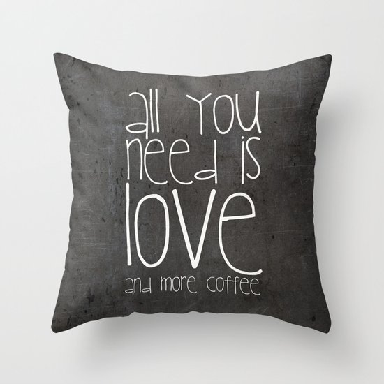 COFFEe Throw Pillow