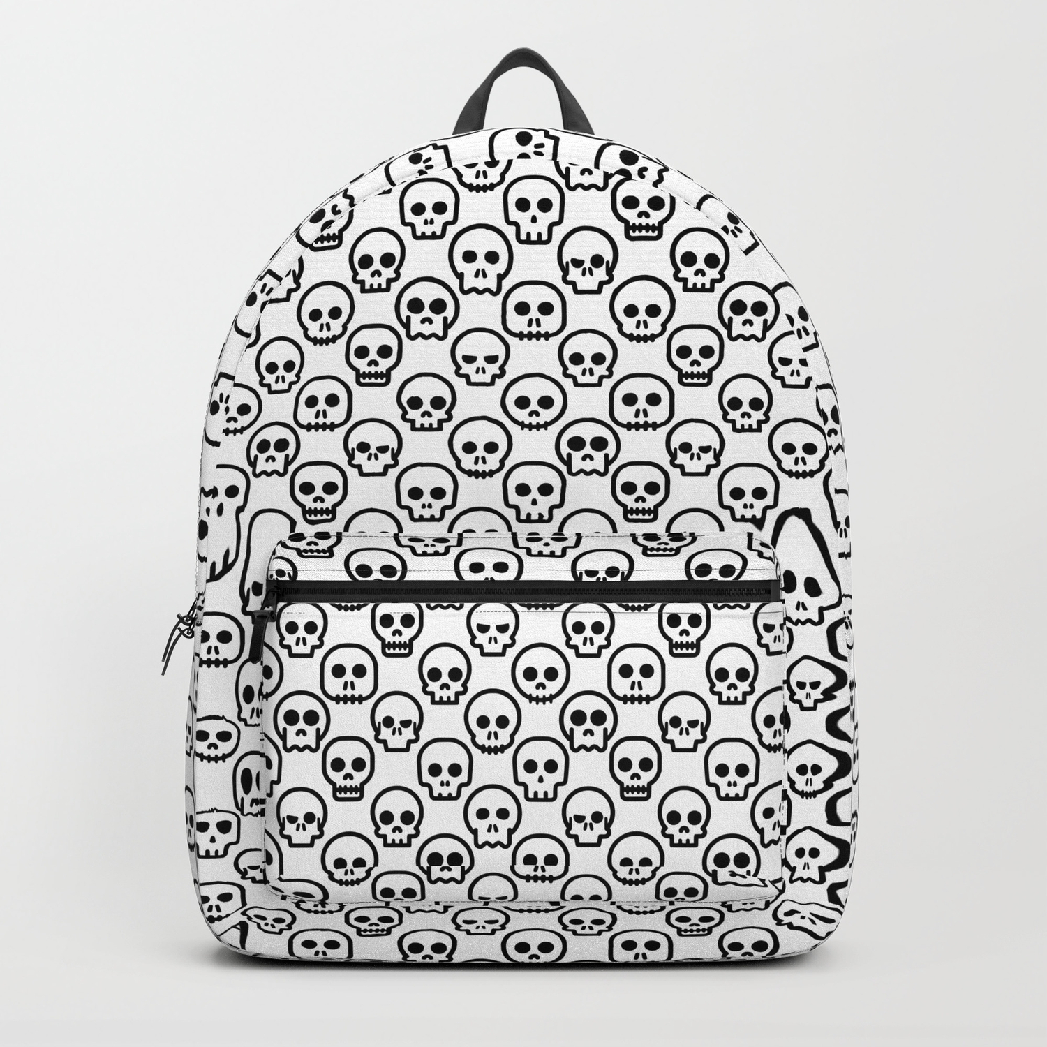 cute black and white backpacks