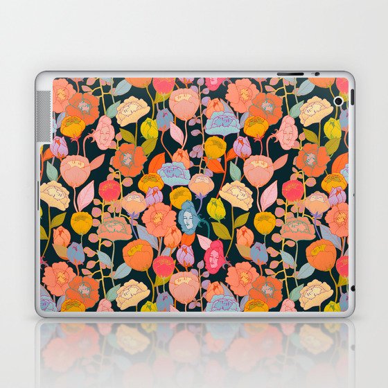 Wonderland Flowers Laptop & iPad Skin