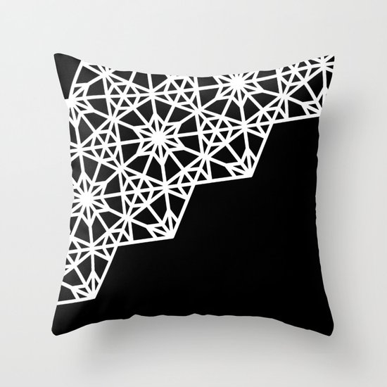Frozen Stars Throw Pillow