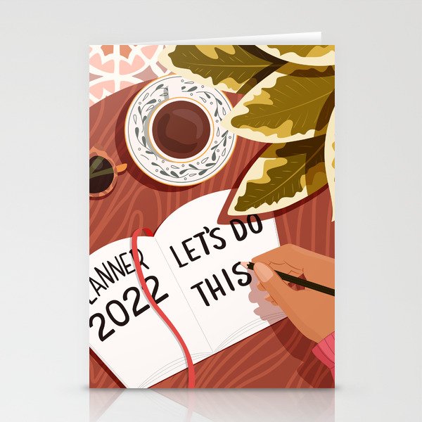 New Year Plan Stationery Cards