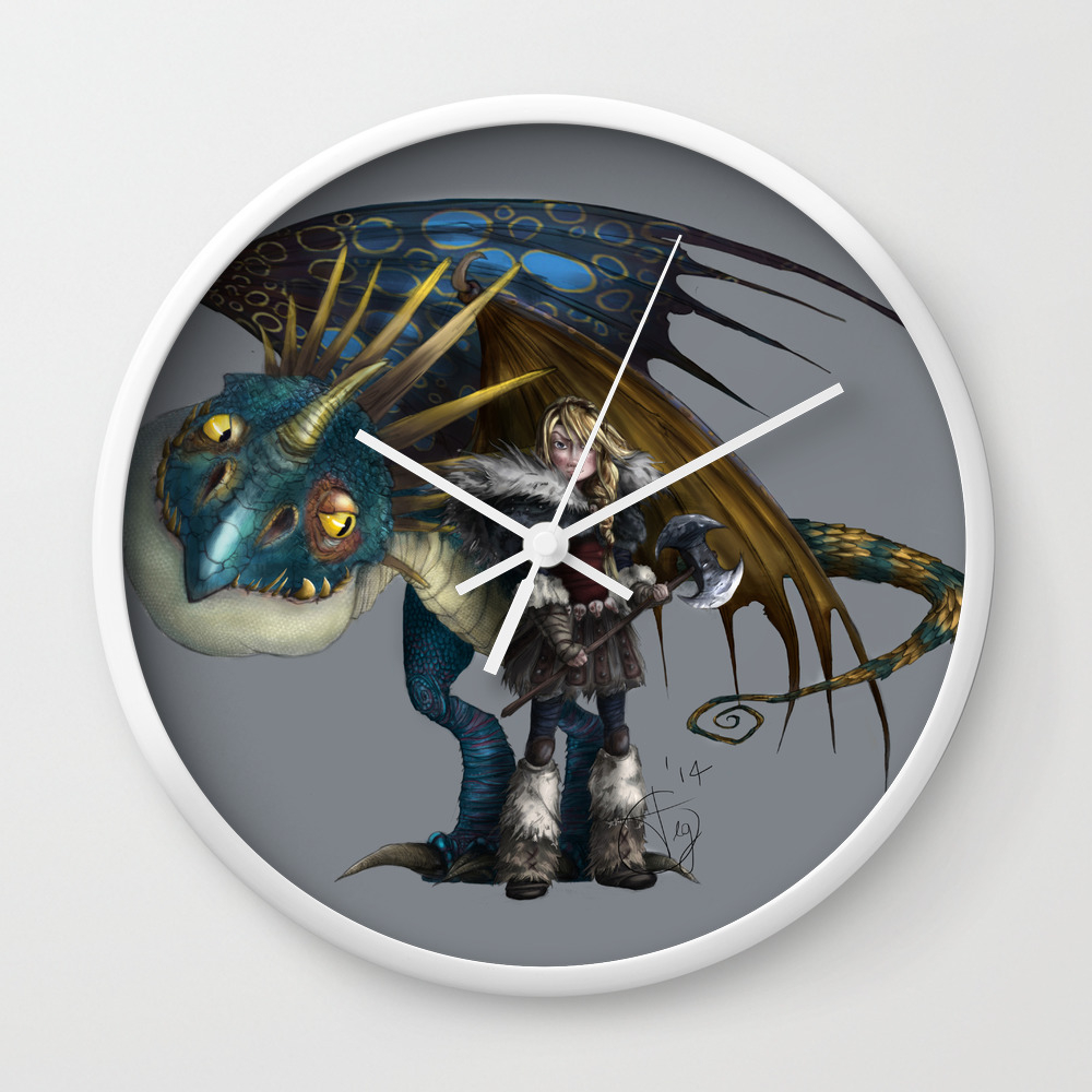 Astrid Stormfly How To Train Your Dragon 2 Wall Clock By Gretatraldi Society6 Stormfly is astrid hofferson's deadly nadder who first appeared in how to train your dragon. astrid stormfly how to train your dragon 2 wall clock by gretatraldi