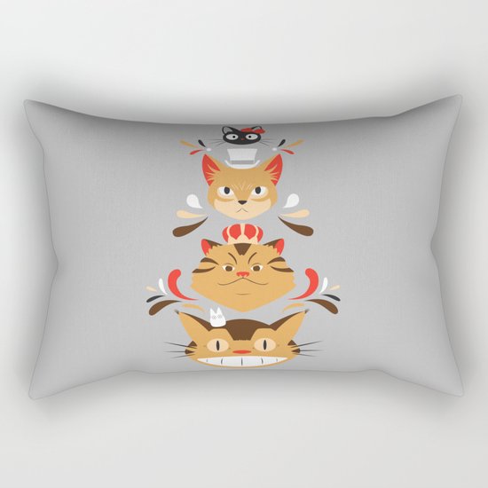 Studio Kitty Rectangular Pillow