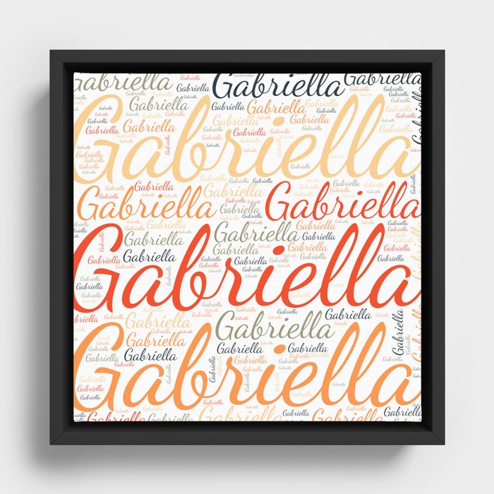 Gabriella Framed Canvas