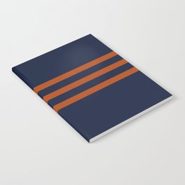 Orange retro horizontals Notebook