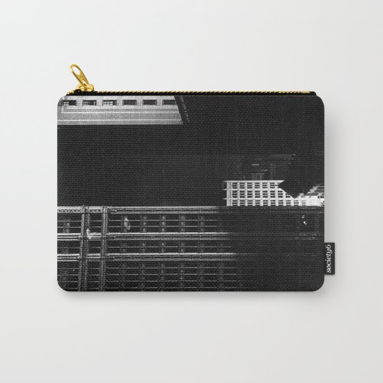 architecture immeuble noir blanc 4 Carry-All Pouch