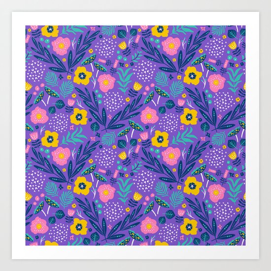 Flora Delight Art Print