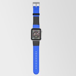 Letter P (Black & Blue) Apple Watch Band