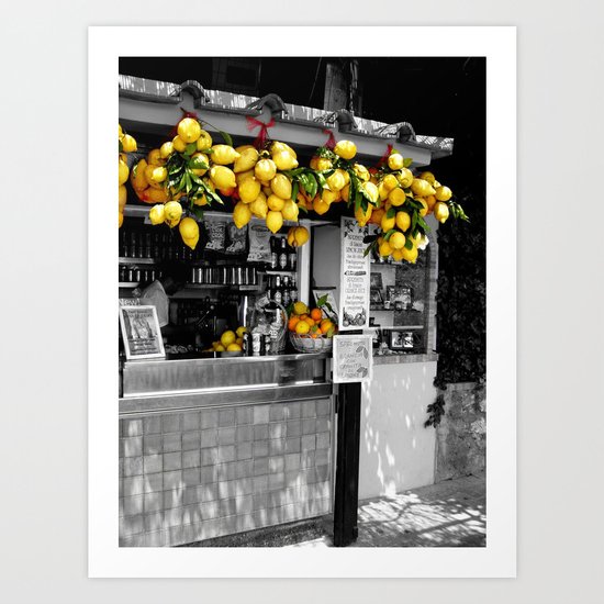 Lemon Juice Art Print