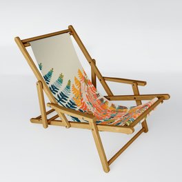 colorful fern leaves Sling Chair