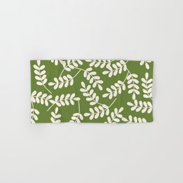 Holiday Leafy Pattern Hand & Bath Towel