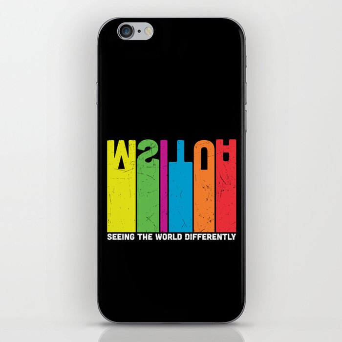 Seeing The World Differently Autism Awareness iPhone Skin