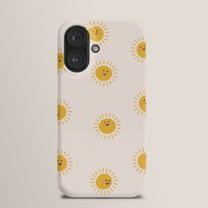 Society6 iPhone4/4S,5用 Summer Love by MN Art Funky cute retro style sun | orange pink yellow | Art Print