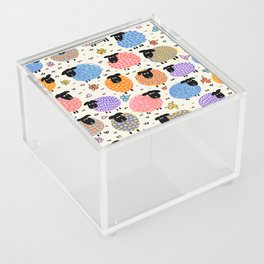 Sheep Farm Pattern Acrylic Box