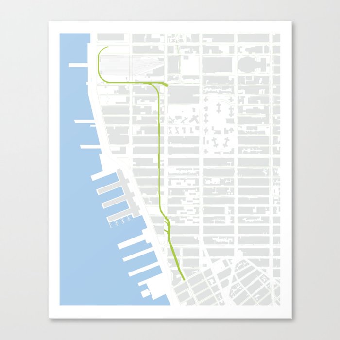 Highline New York Canvas Print