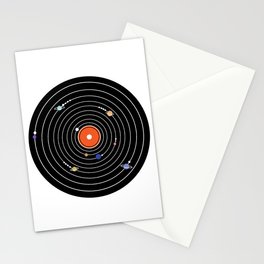 Play Me The Solar System Stationery Cards