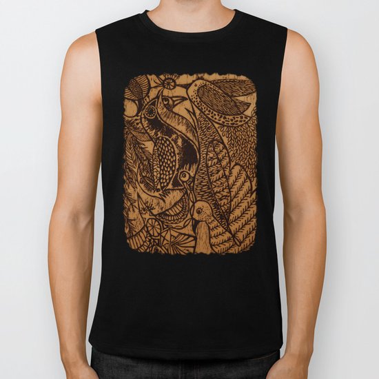 Birds (1) Biker Tank