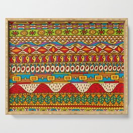 African Tribal Bohemian Ethnic Print Serving Tray
