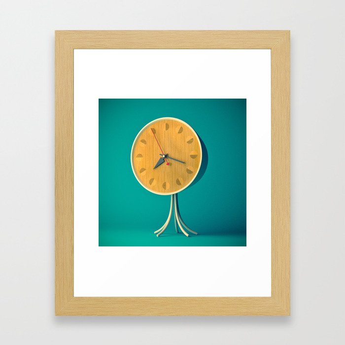 Nelson Clock Framed Art Print