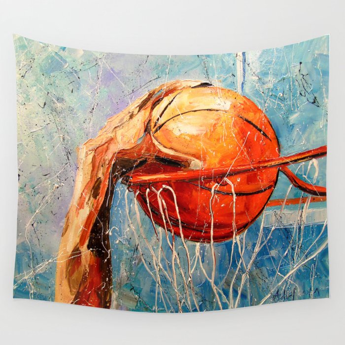 Two points Wall Tapestry