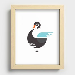 Black Swan Recessed Framed Print