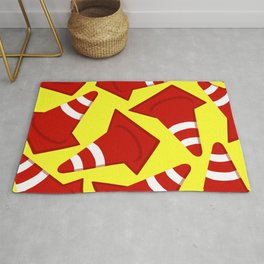 Large rubber cone pattern 2 (Large & Full version) Rug