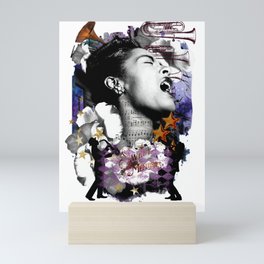 Billie Holiday Art Jazz Singer Powerful Women African American Women Music Art Mini Art Print