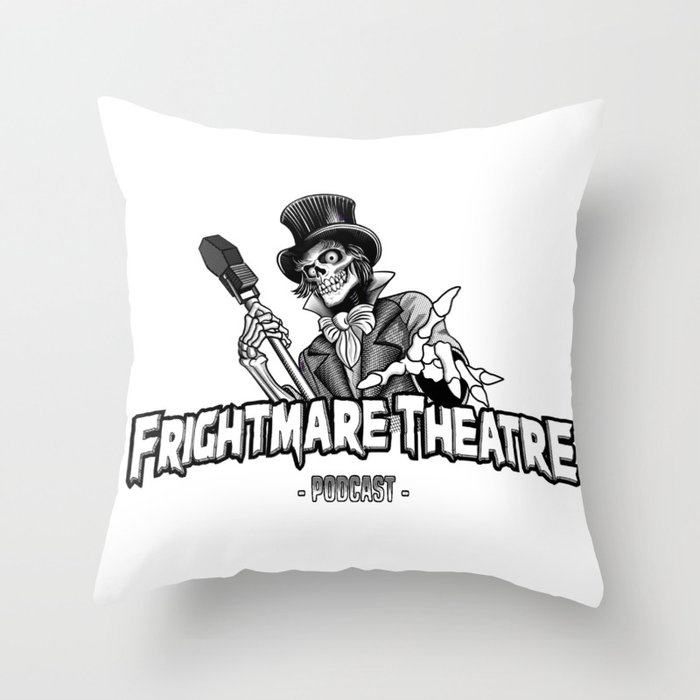 Frightmare Theatre Podcast Throw Pillow