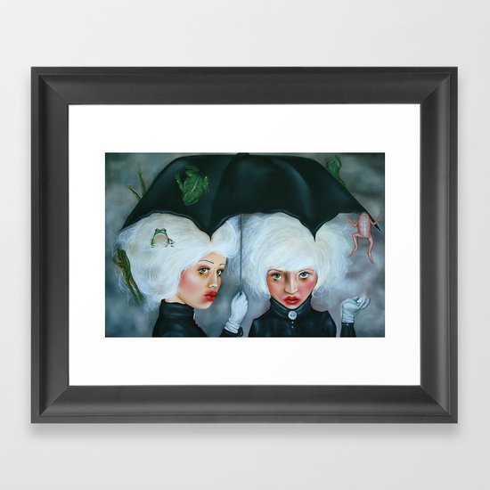 Heavy Enough to Fall Framed Art Print