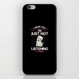 West Highland Terrier Gift Westie Dog iPhone Skin