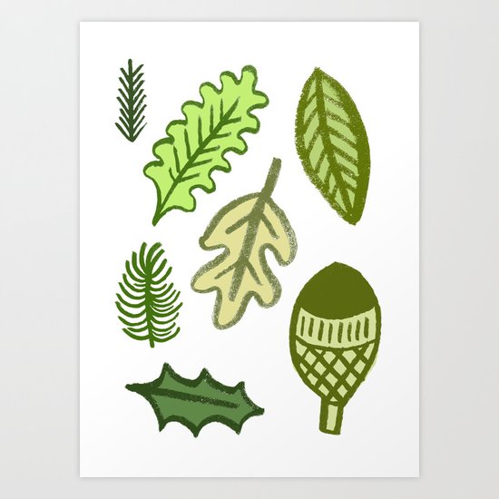 Leaves Art Print