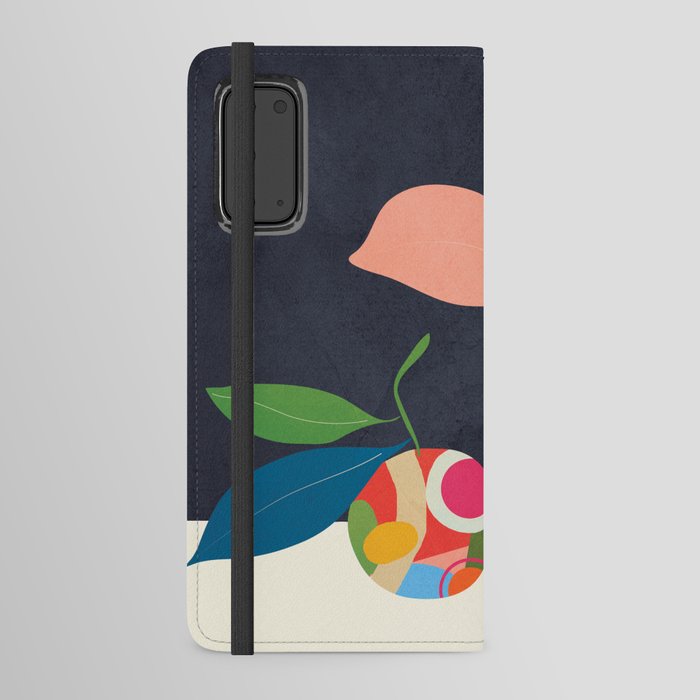 Abstract fruit shapes 03 Android Wallet Case