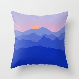 Blue Hills Throw Pillow