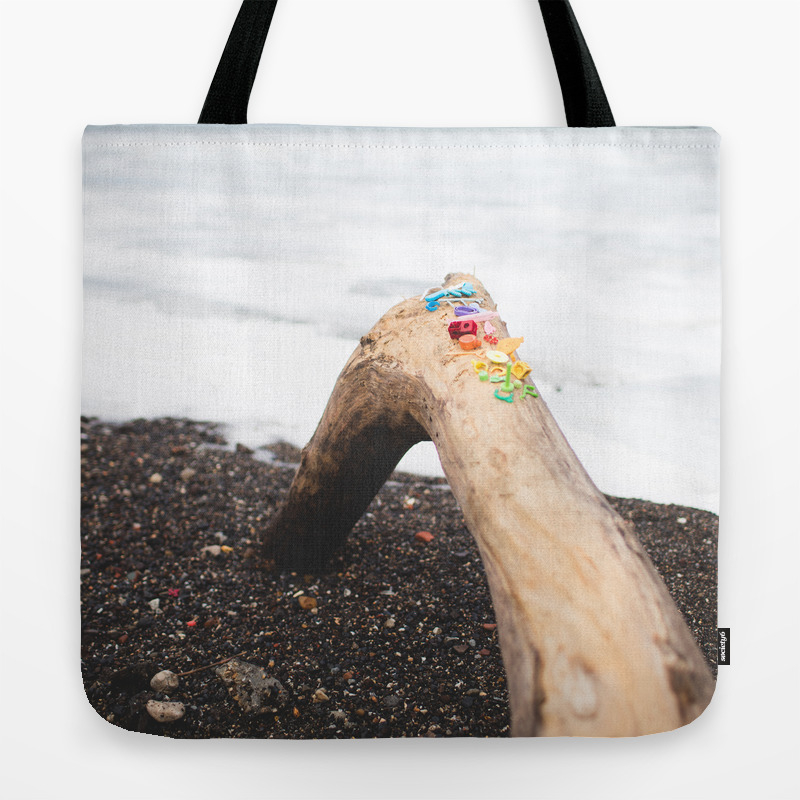 rainbow beach bag