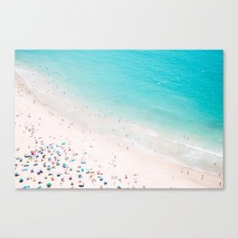 Beach Loving - Aerial Beach photography by Ingrid Beddoes Canvas Print