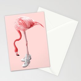 SNEAKER FLAMINGO Stationery Cards