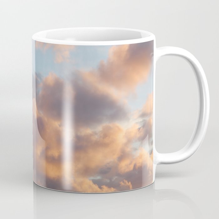 Peach Clouds Coffee Mug