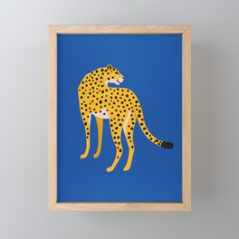 The Stare 2: Golden Cheetah Edition Framed Mini Art Print