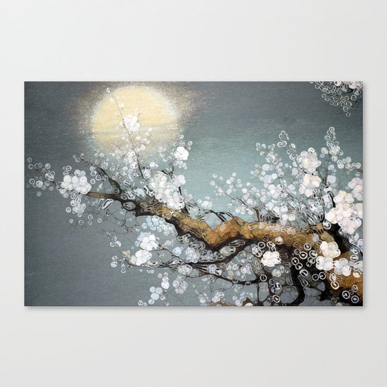 Winter Moon Canvas Print