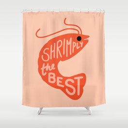 Shrimply the Best Shower Curtain